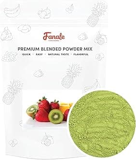 FanalePremium Matcha Green Strong Milk Bubble Tea Flavoring Powder | Perfect for Baking, Smoothies, Desserts and Drinks | Instant Flavoring Powder for Boba Milk Tea.