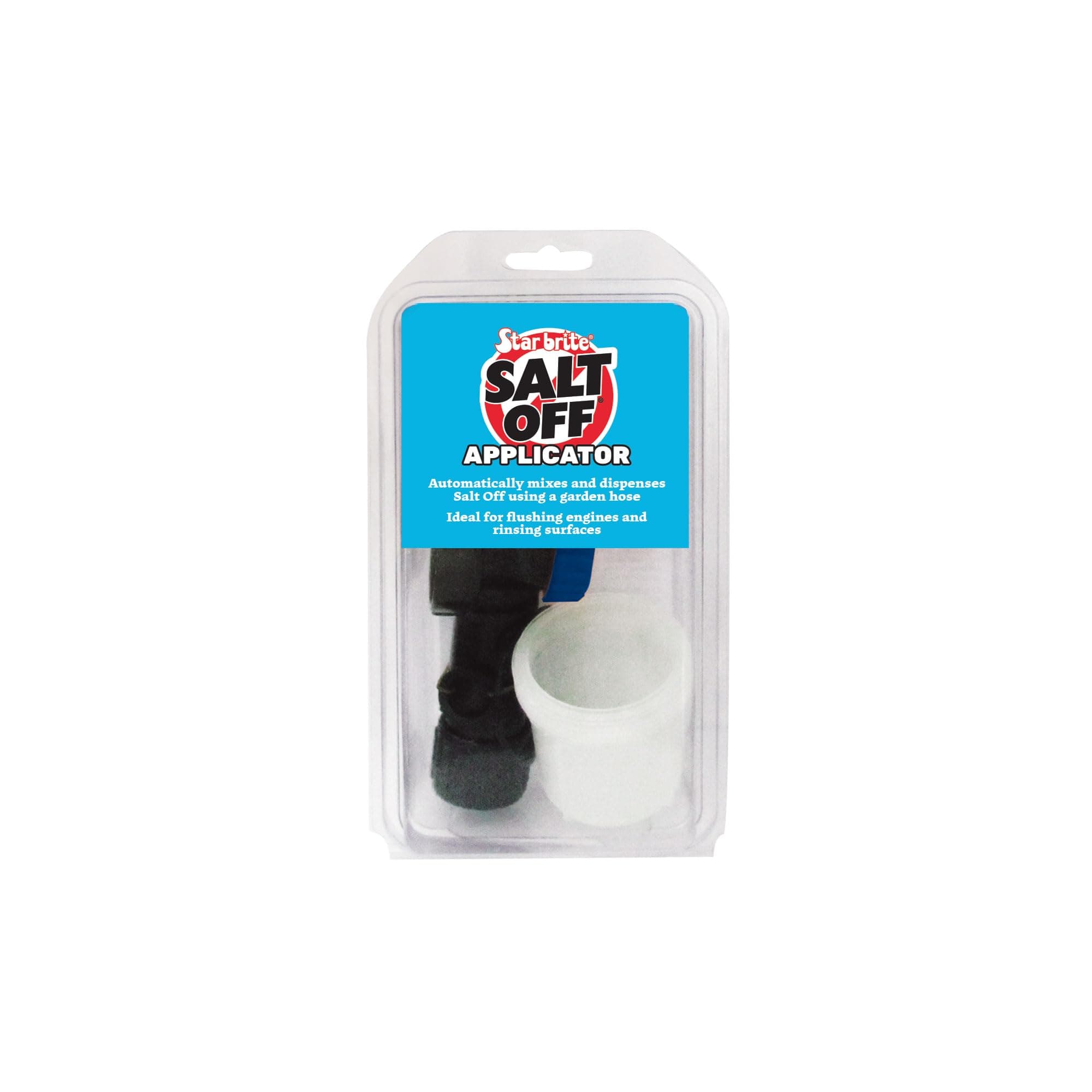 Salt Off Remover & Marine Engine Flush Kit - Protects & Cleans Boat Engines, Hulls, Decks, and Trailers - Includes Applicator for Easy Use
