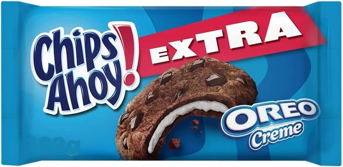 Chips Ahoy! Extra Chocolate Chips Cookies, 182 g