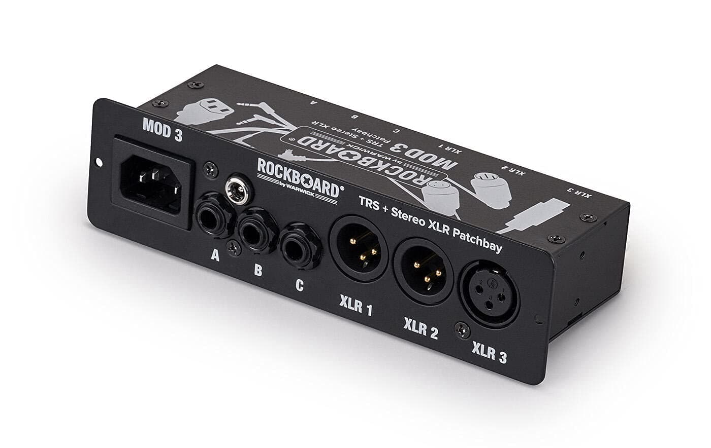 Rockboard MOD 3 All-in-one Patchbay XLR & TRS for Vocalists - Case for Effect Units