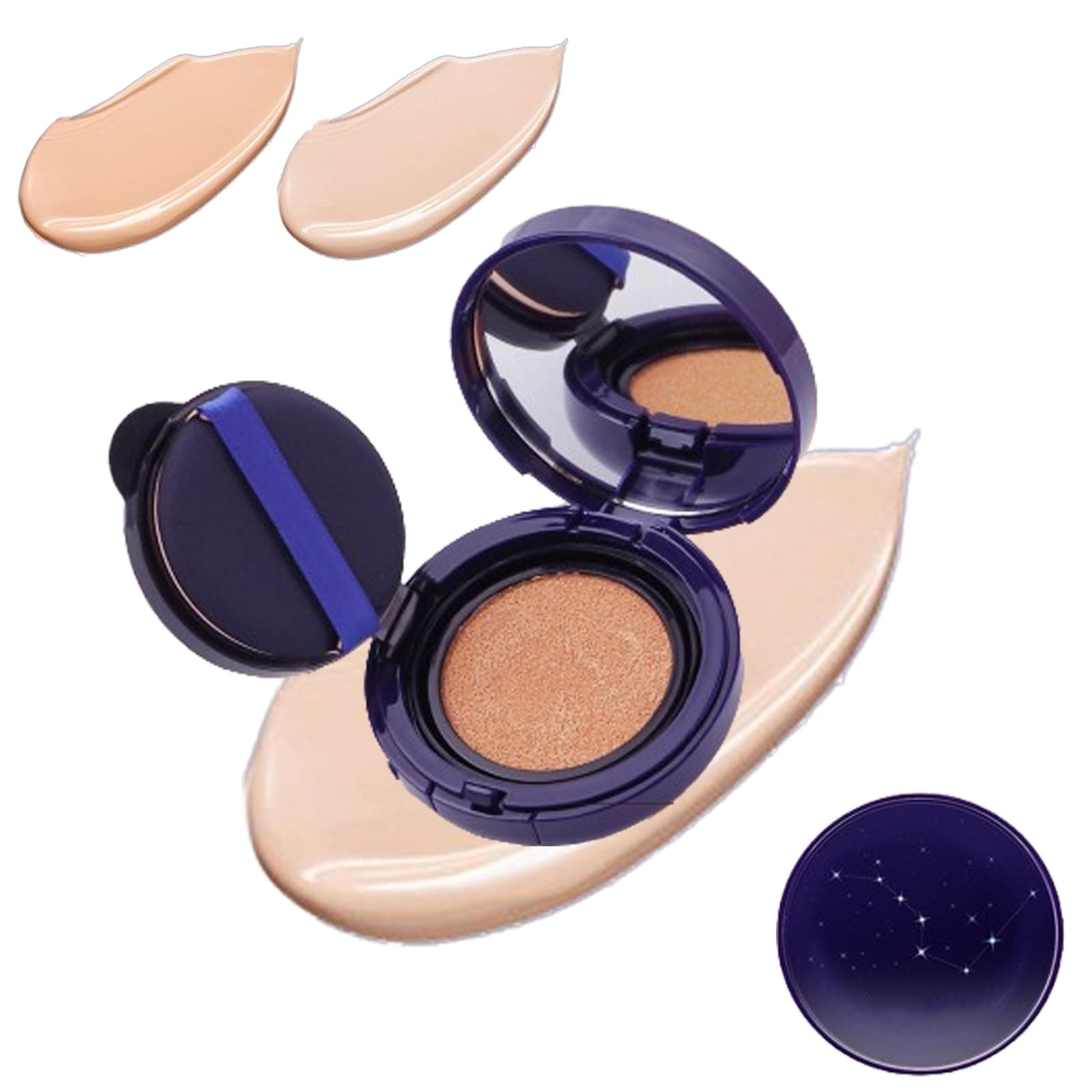 Evanesce Soft Matte Cream Concealer- Full Coverage, Long Lasting Moisturizing Lightweight for Dark Skin (1# -ivory white)