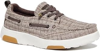 Women's Boat Shoes with Arch Support, Comfortable Slip on Shoes for Plantar Fasciitis, Orthopedic Casual Deck Loafers for Heel and Foot Pain Relief