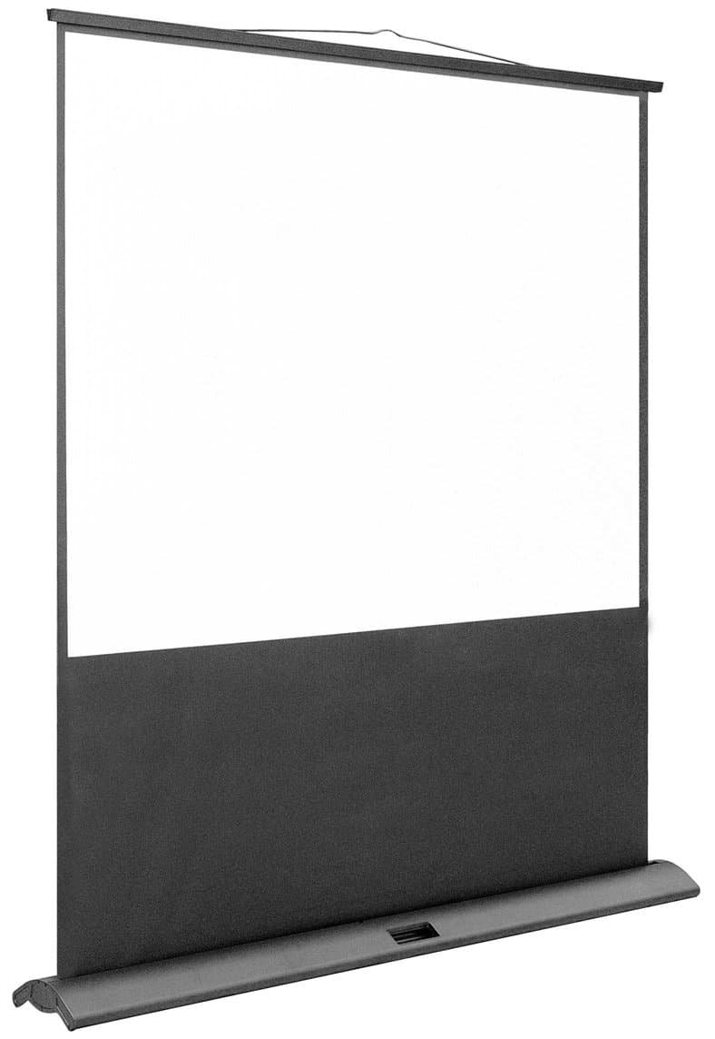 Oray FLY Mono projection Screen (Screen 150 cm x 200 cm) Opening Adjustable to suit all heights, sumps Profile Anodized aluminium with Cover Frame, Black/Black