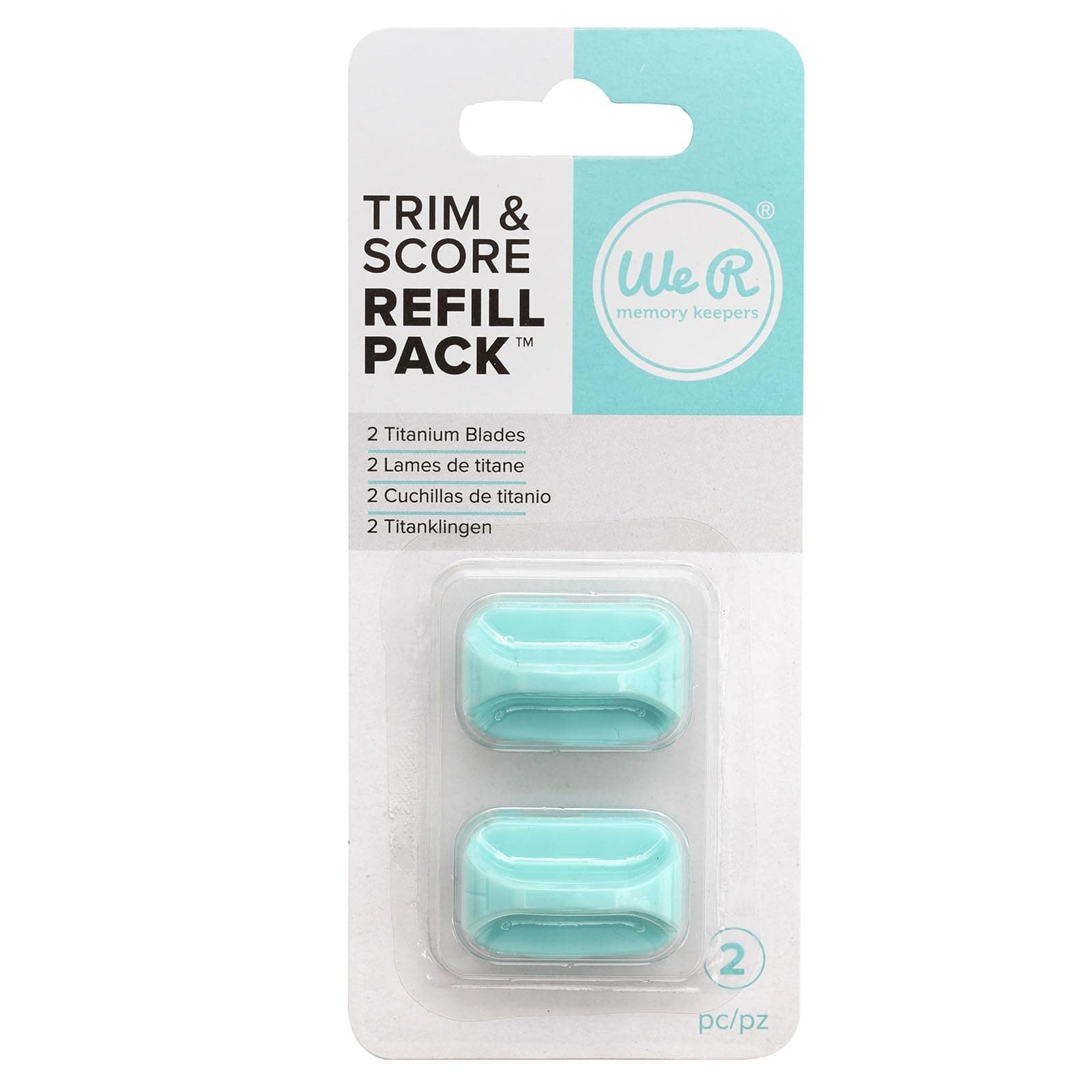 We R The Works Trim & Score Board Replacement Blades 2/Pkg-for 660071 & WR660581