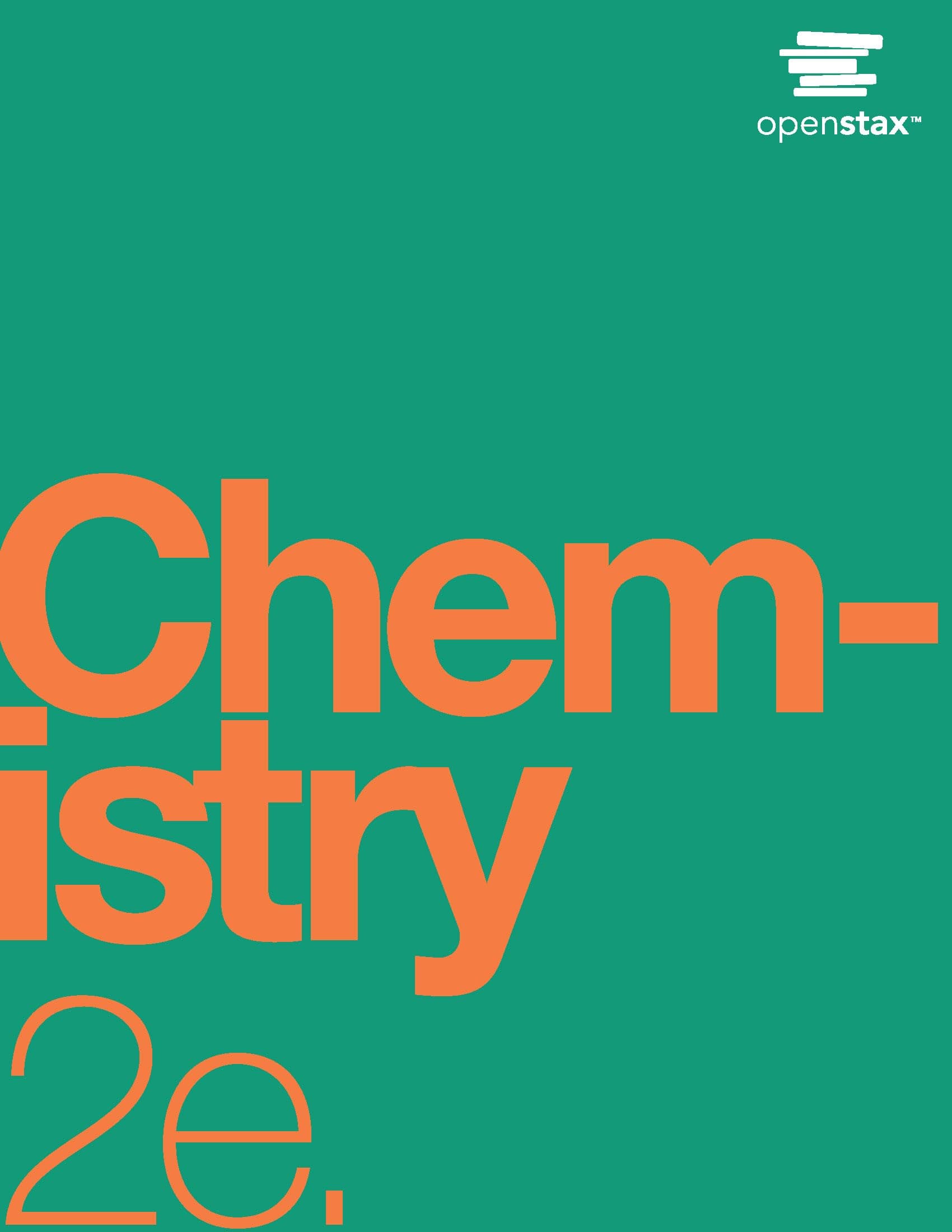 Chemistry 2e by OpenStax (hardcover)