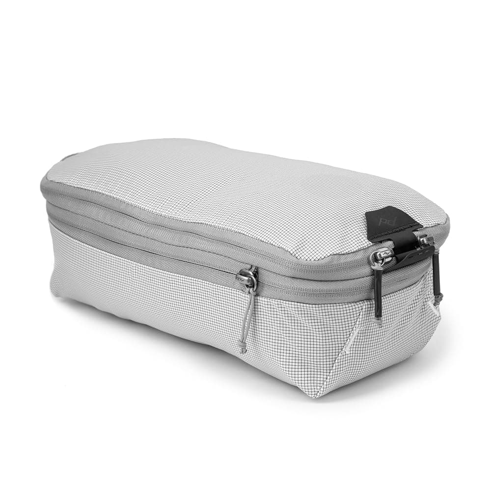 Peak Design Packing Cube, Raw, Weatherproof Luggage Cube with Dual Compartment Organization, Expansion and Compression, Zipper Opening, Travel Organizer for Men and Women, Size S