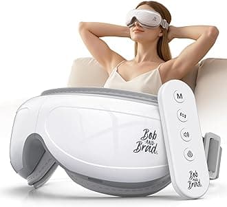 Eye Massager for Dry Eyes with Heat Compress, Remote EyeOasis 2 Plus Heated Eye Mask, Sleeping Eye Mask with White Noise Music Relaxing Mothers Day Gifts for Women Men