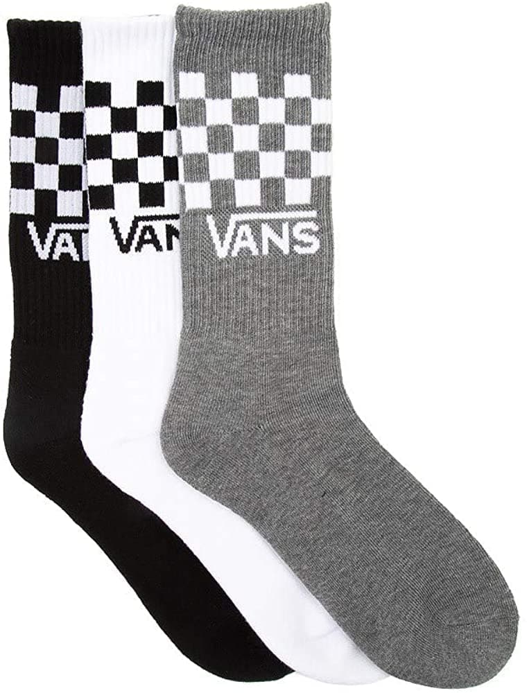 VansMen's Classic Crew-Socks 3-Pair Pack (6.5-9, Assorted)