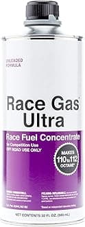 Ultra 200032 Premium Unleaded Race Fuel Concentrate Increases Gasoline Up to 112 Octan, 6 Pack