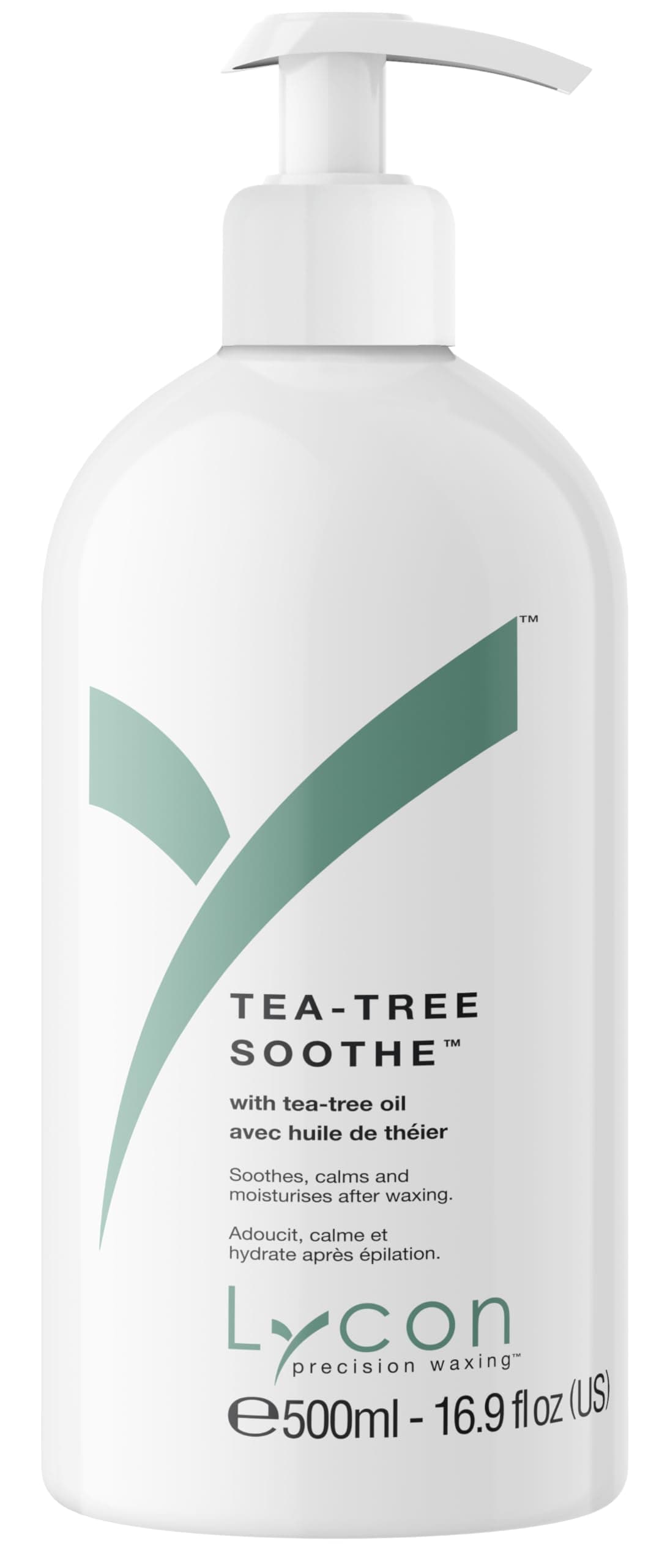 Tea Tree Soothe, Salon-Quality Post Wax Body Moisturizer with Tea Tree Oil, Rose and Chamomile, 16.9 oz