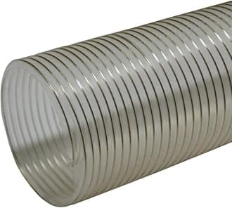 01-202-4-12 "PVC Flexduct" General Purpose, 4"ID x 12' Fully Stretched, Clear