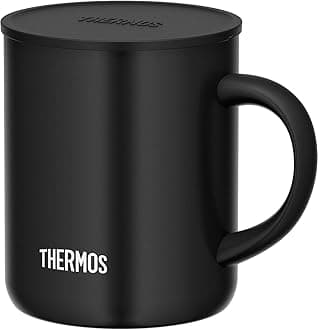 Thermos JDG-350C BK Vacuum Insulated Mug, 0.35L, Black