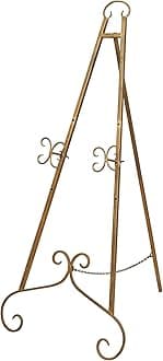 Traditional Gold Metal Easel