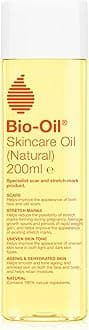 Bio Oil Body Natural Skin Care Oil (200ml) - Firming Skincare That Reduces Appearance Of Stretch Marks & Scars - Grease Free Moisturiser Lotion - With Vitamin E & Vitamin A