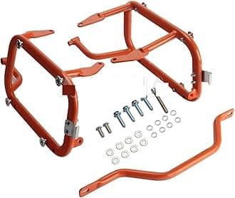 Rear Luggage Side Case Box Mount Rack Fit for Harley Pan America 1250S 2020-2024 Motorcycle Saddlebag Suppport Bracket Motorcycle Rear Luggage(Sliver)