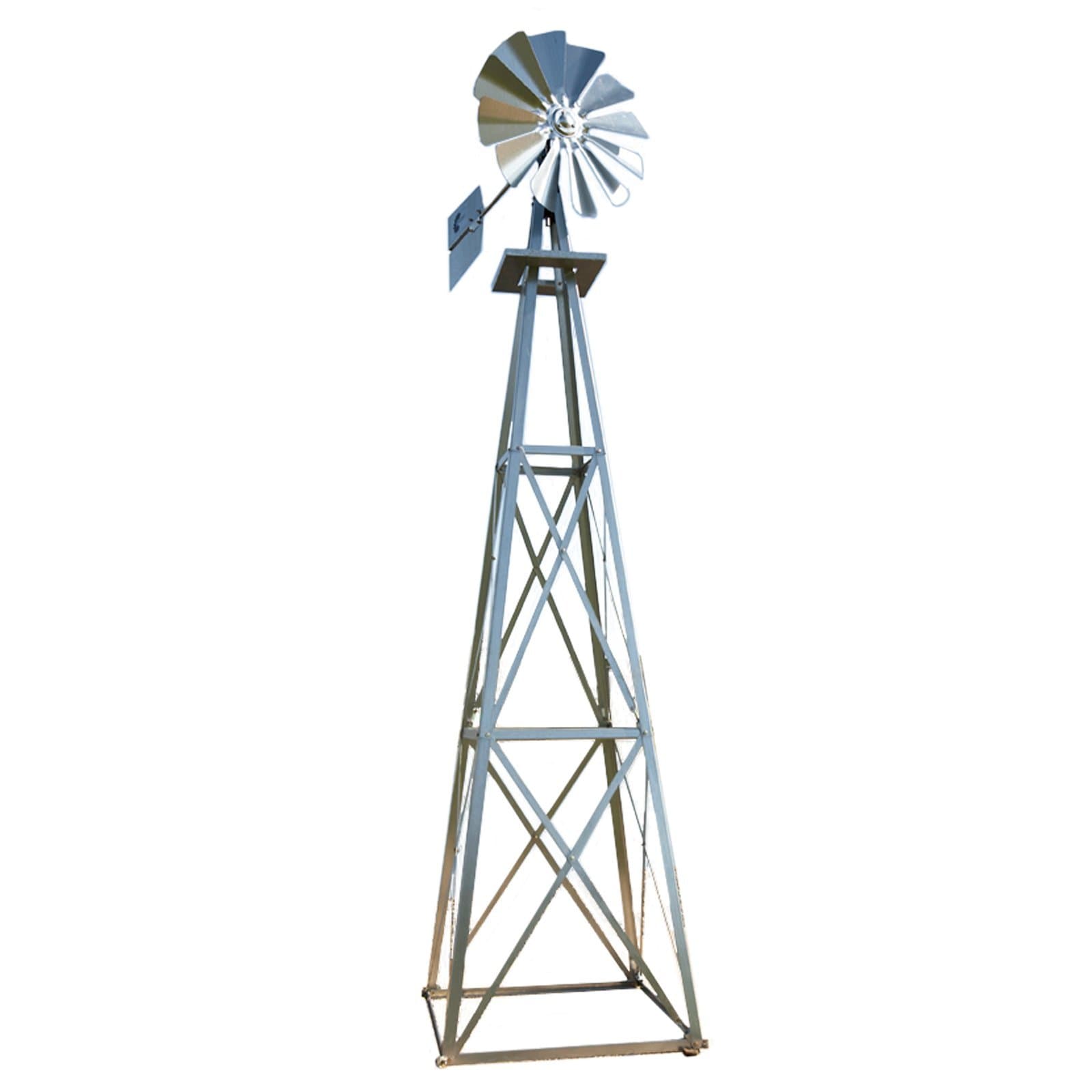 Small Galvanized Backyard Windmill
