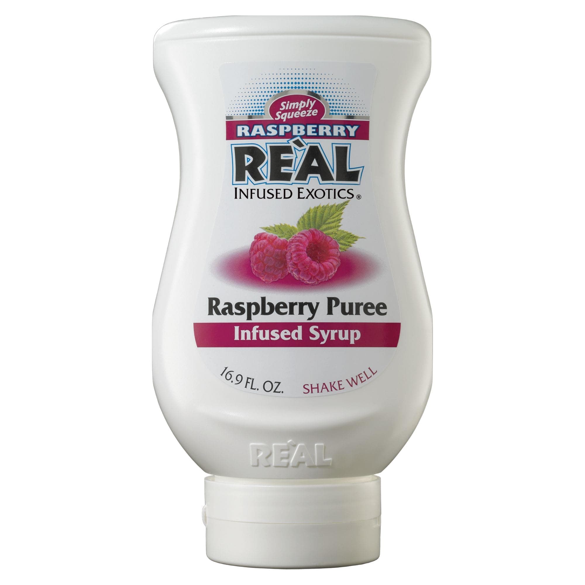 Re’al Syrup | Raspberry Puree Infused Fruit Syrup | Made with Real Fruit | 500ml |Natural Ingredients| Cocktails, Baking, Smoothies, Mixing Drinks, Desserts