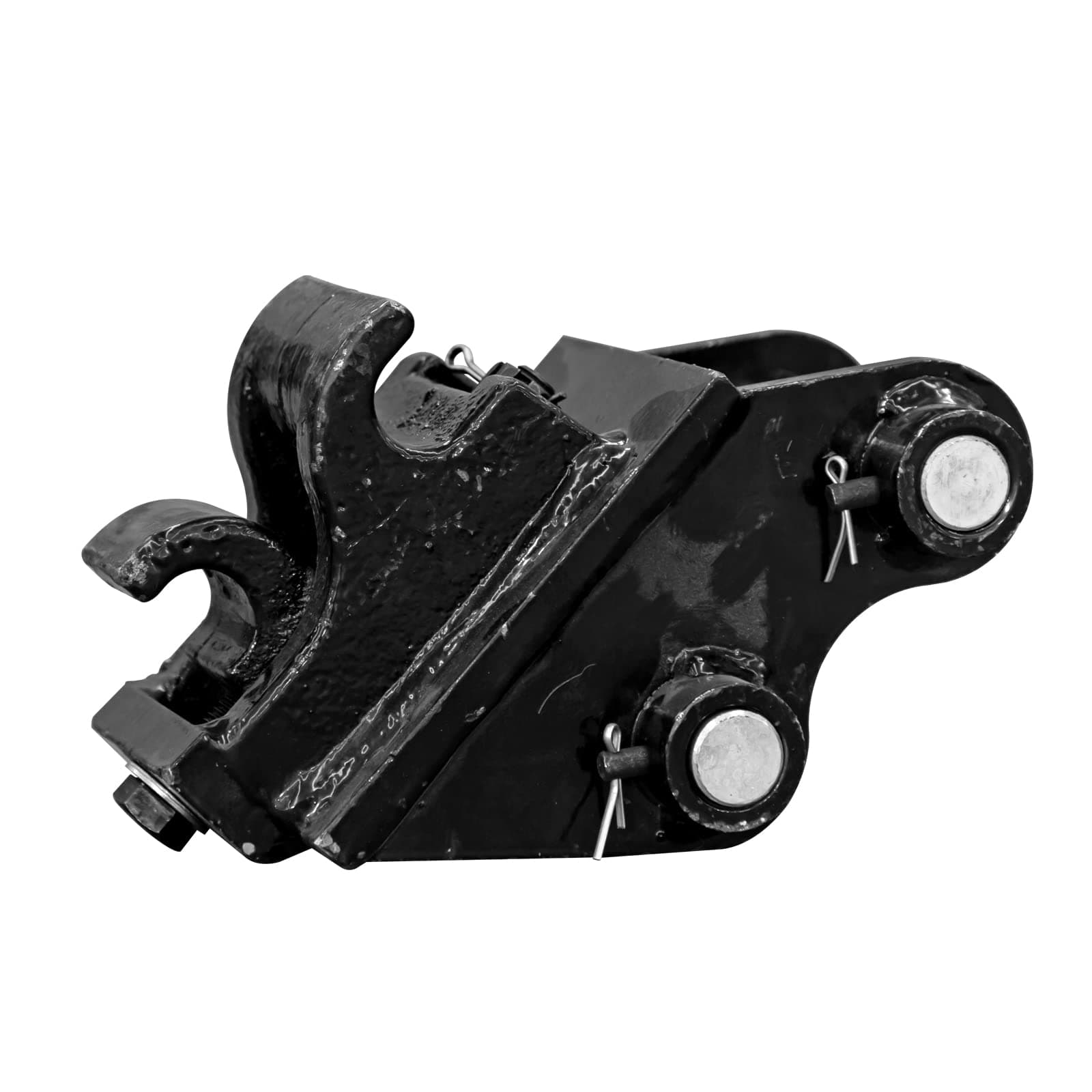 Mini Excavator Quick Change Hitch, Attachment Mannual Quick Hitch Coupler for 1 ton Mini Excavators Machinery Machine, Span: 90MM/3.54in, Hole Diameter: 25MM/0.98in, Center Wheelbase: 90MM/3.54in