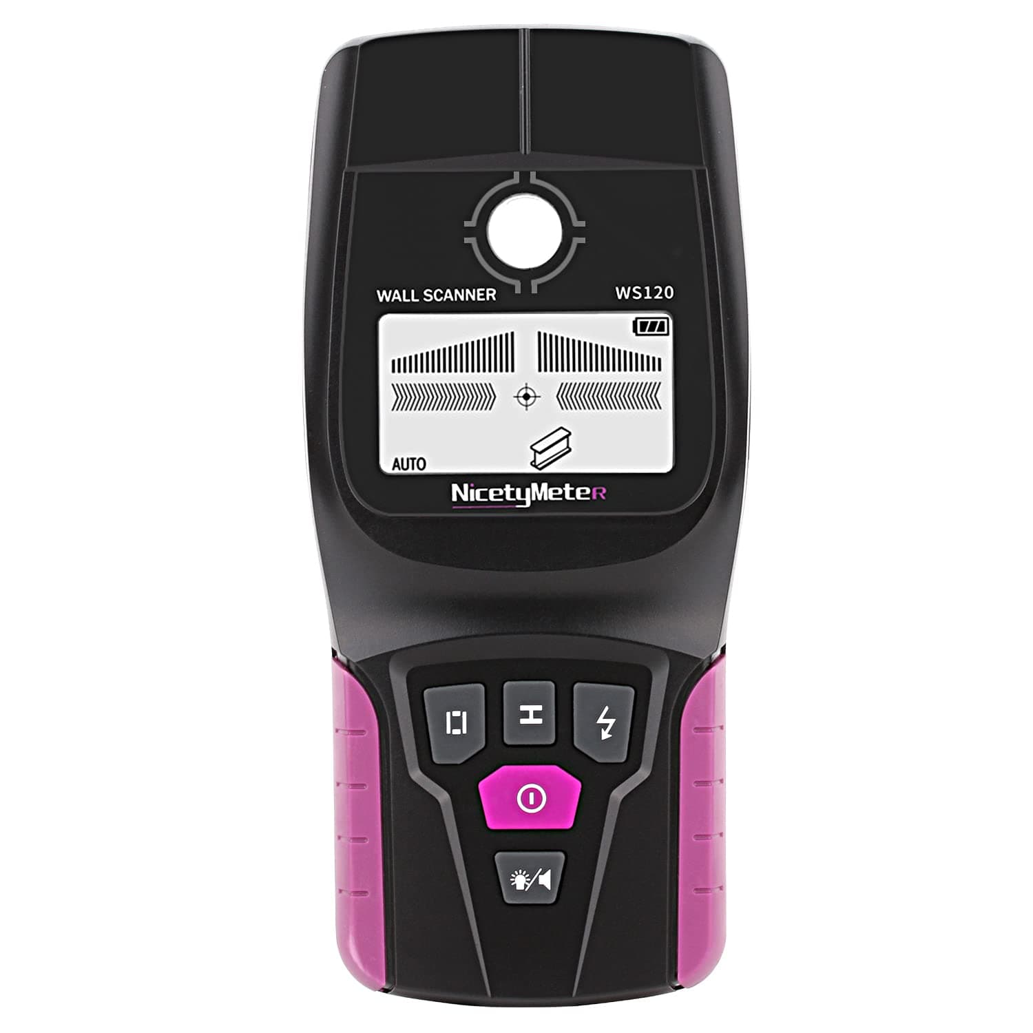 XRCLIFStud Finder, Digital Stud Detector, Professional Wall Scanner for Ferrous/Non-Ferrous Metal, Electronic Stud Sensor for Aluminum/Copper/PVC/Wood etc. Live Wire Detector, Up to 4” (100mm)