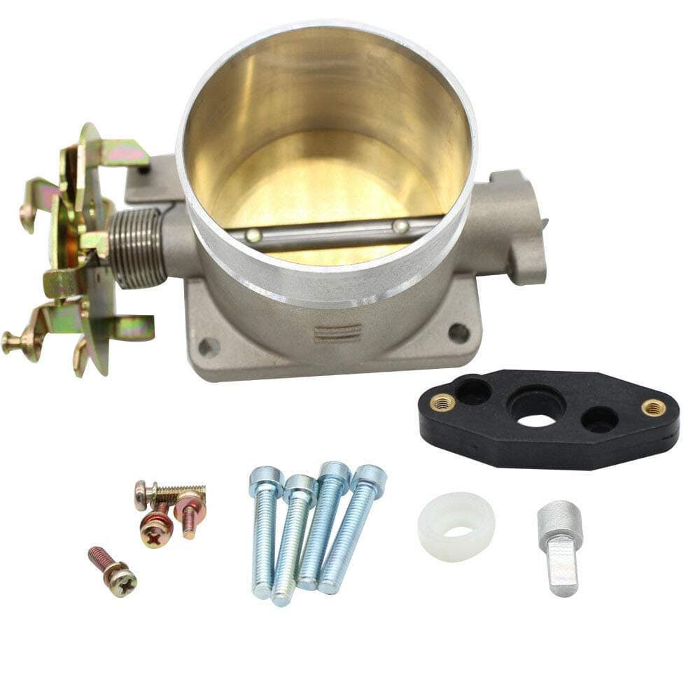 Performance Throttle Body Replacement, 75MM Throttle Body Direct Fits For 96-04 Ford Mustang GT 4.6L SOHC GAS