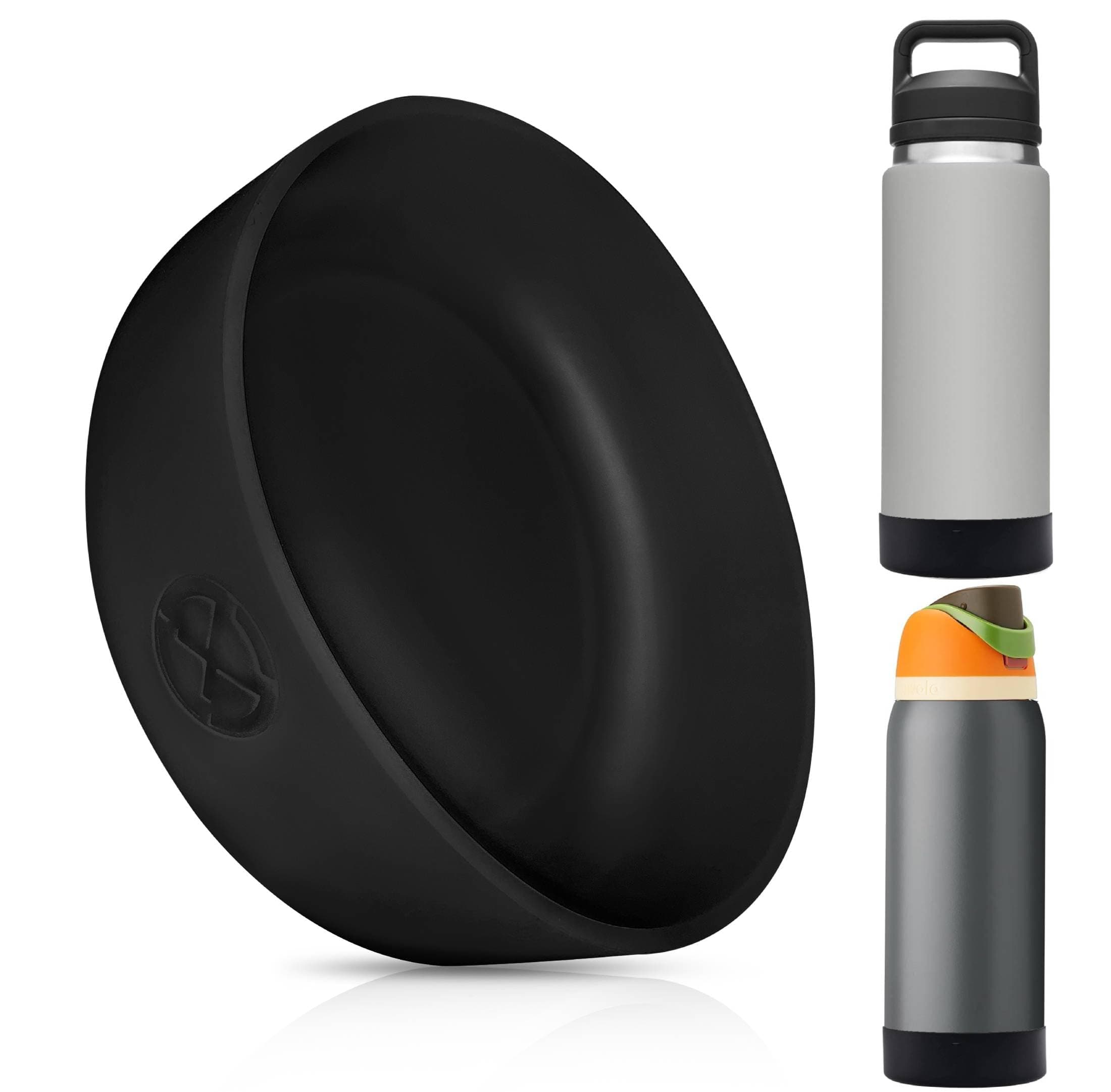 One MissionX Protective Silicone Boot Sleeve Compatible with Yeti 36oz 26oz 18oz 12oz Water Bottles, Anti-Slip Bottom Cover, BPA Free