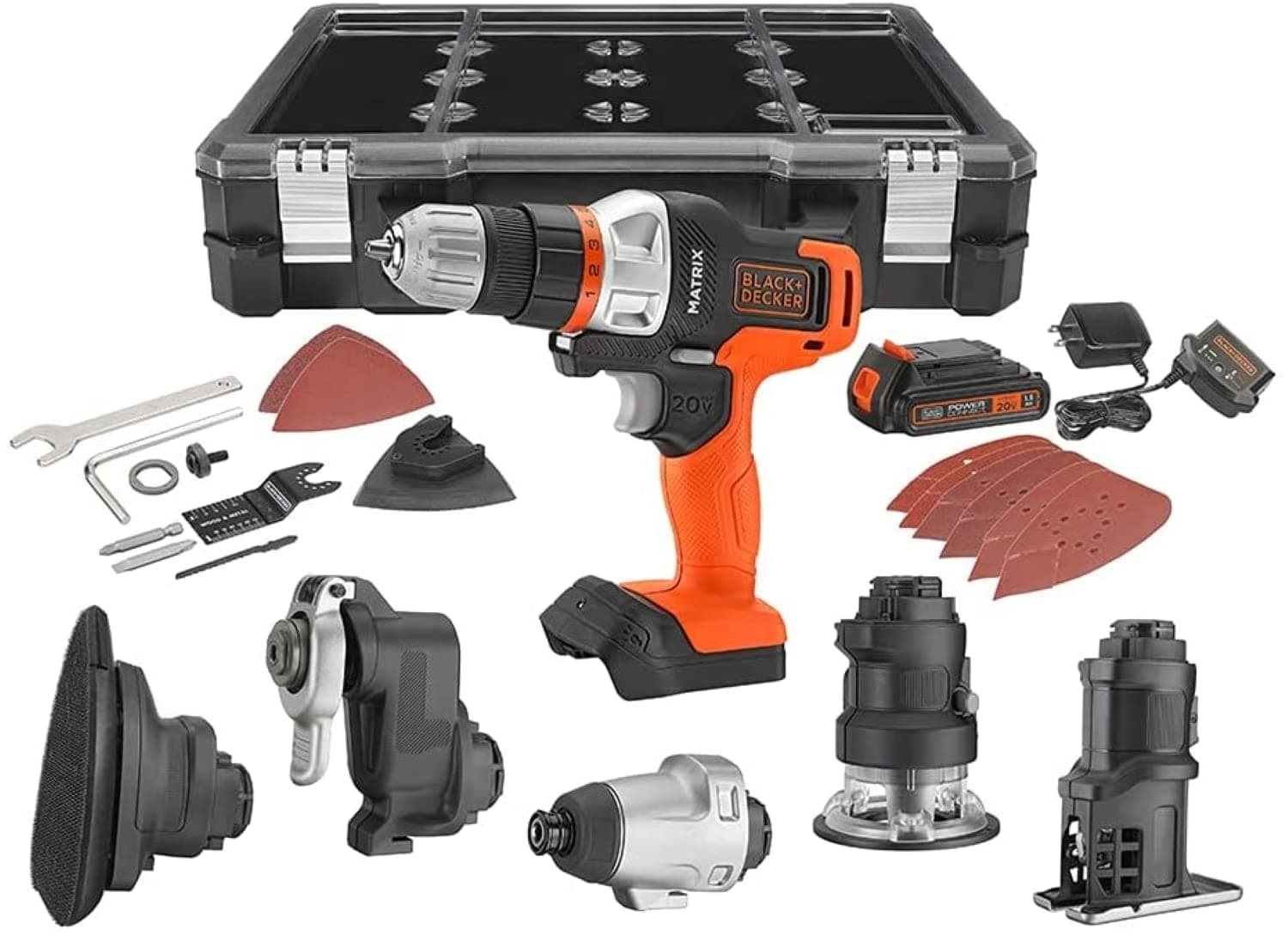 6 Tool Combo Kit, Orange