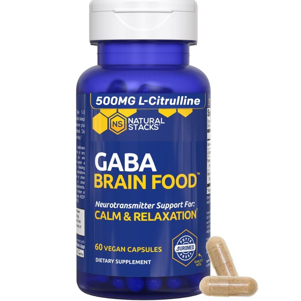 Natural Stacks - Gaba Brain Food Neurotransmitter Support 60 176112