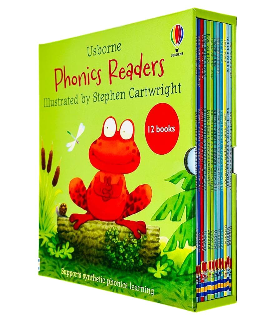 Usborne Phonics Readers - 12 Book Set by Phil Roxbee Cox (May 30, 2007) Paperback