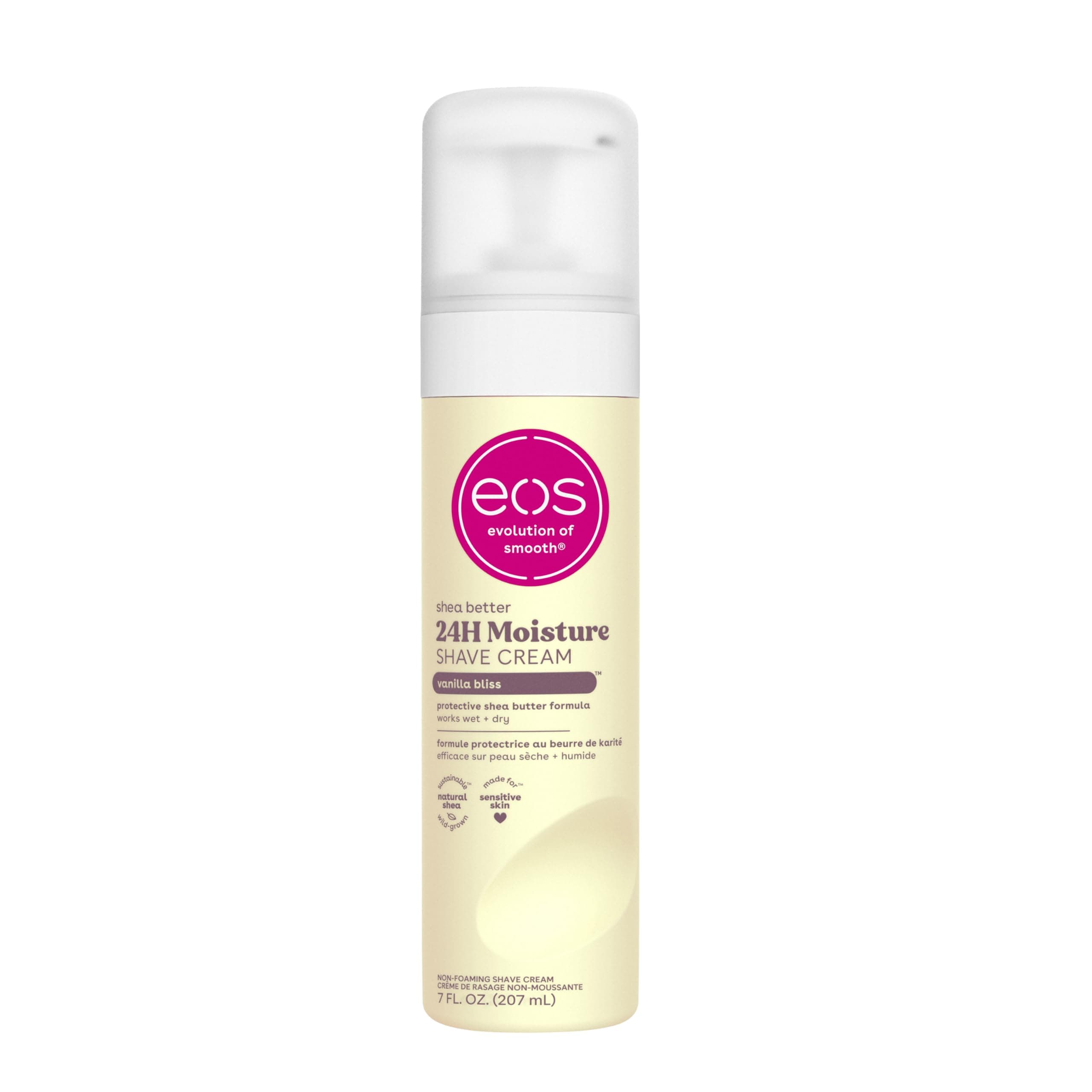 EOS Ultra Moisturizing Shave Cream, Vanilla Bliss - 7 oz