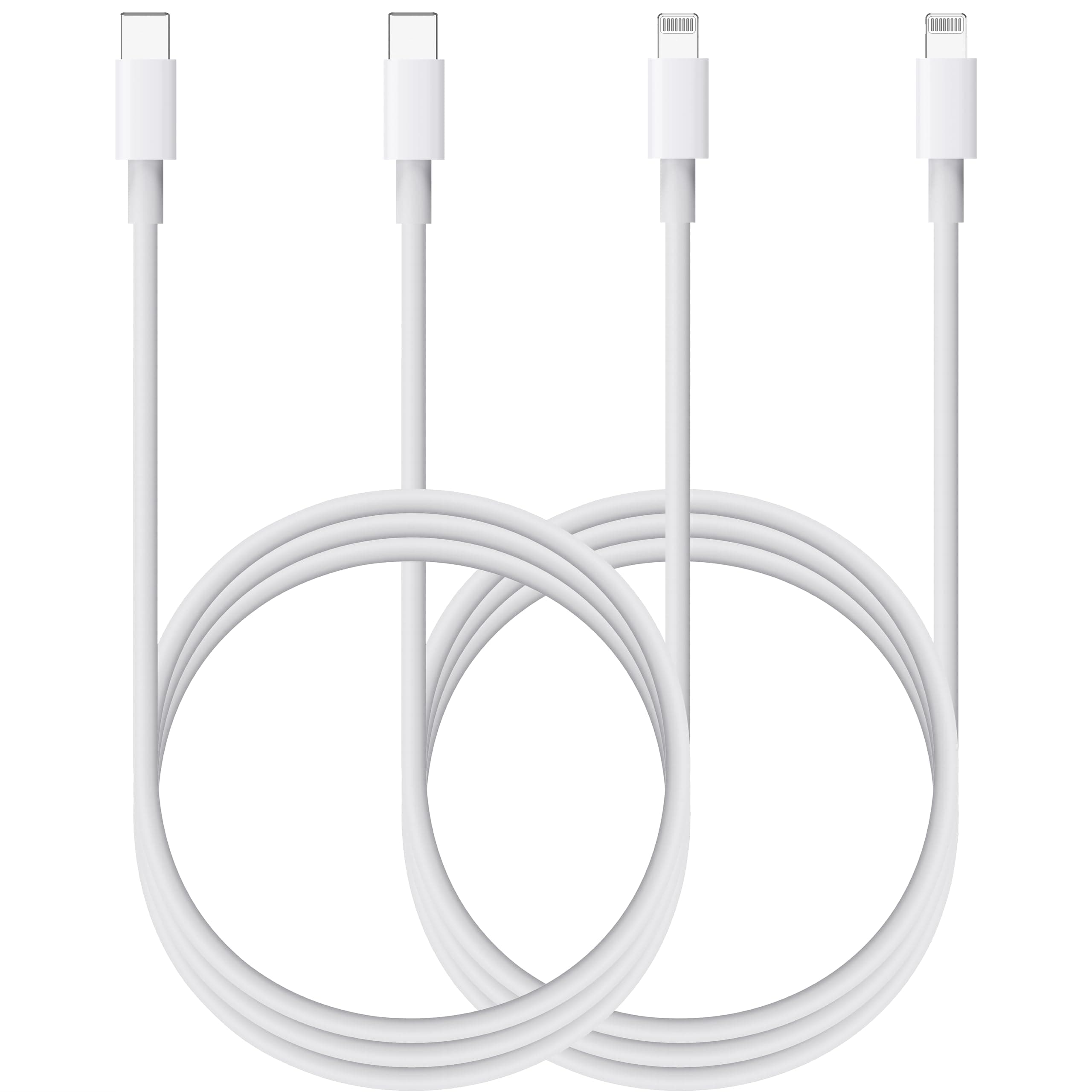 JJDSNL6FT 2Pack Apple USB c Lightning Cable Power Delivery iPhone Charger Lightning USB c MFi Certified for iPhone 14/13/12/11/XS/XR/X/8/7/6/5 iPad