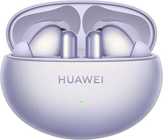 Huawei FreeBuds 6i Wireless Noise Cancelling Earbuds, Smart Dynamic ANC, Powerful Bass, 35 Hours Battery, iOS and Android Compatible, Amethyst Purple