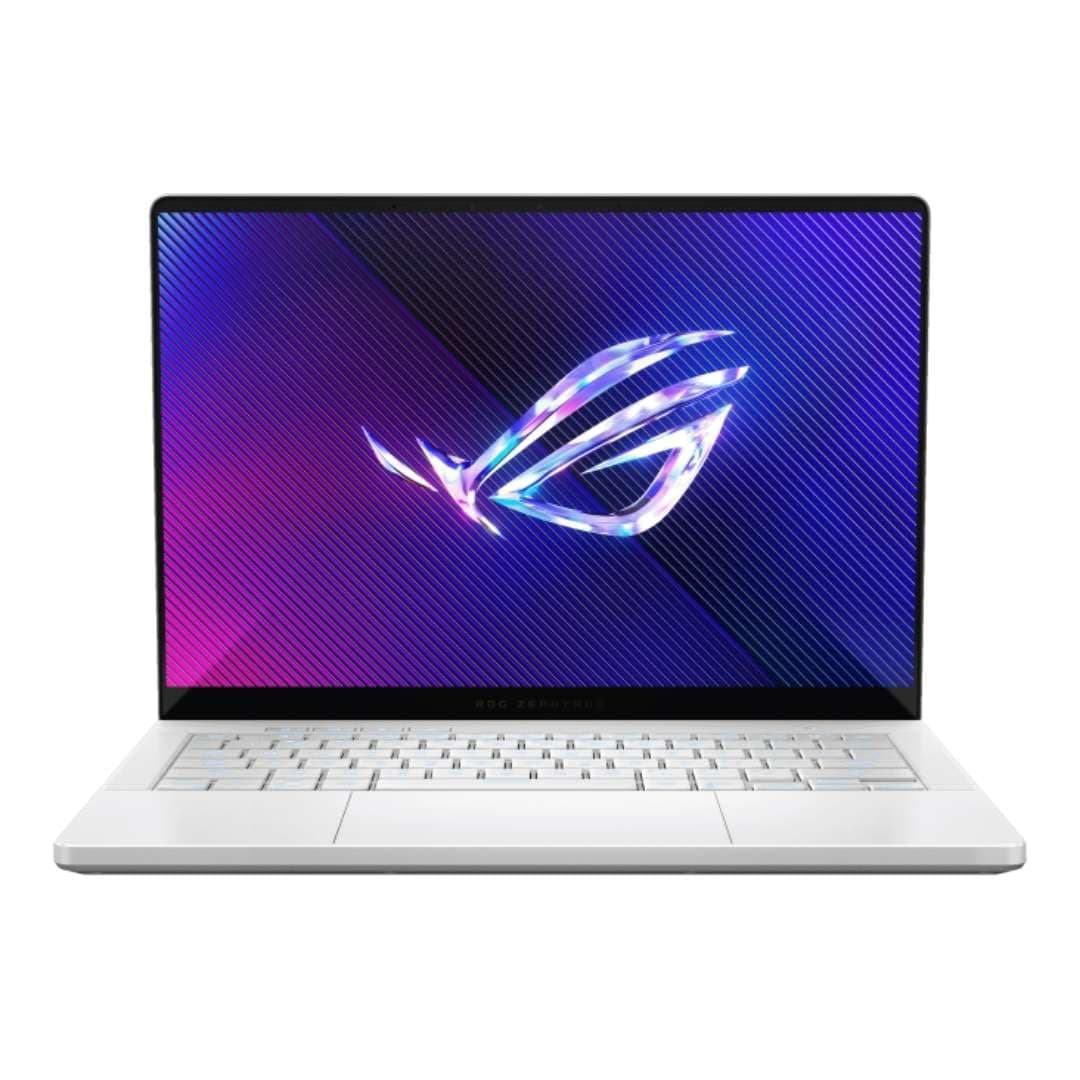 HIDevolution [2024] ASUS ROG Zephyrus G14 GA403UV [White] 14" 3K OLED 120Hz, 4.0 GHz Ryzen 9 8945HS, RTX 4060, 16 GB LPDDR5X RAM, 1 TB PCIe SSD, Windows 11 Home