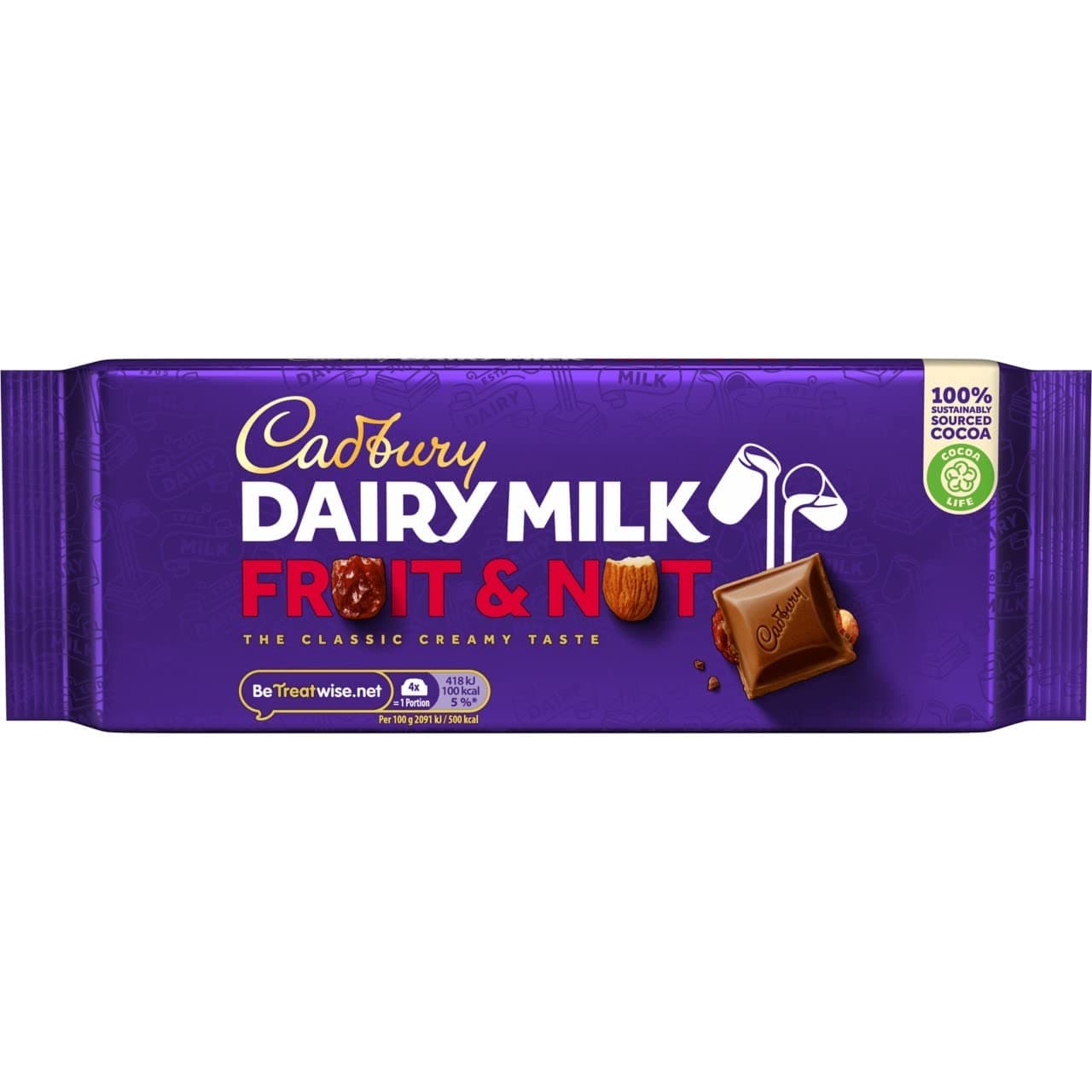 Cadbury Fruit and Nut, 110 g