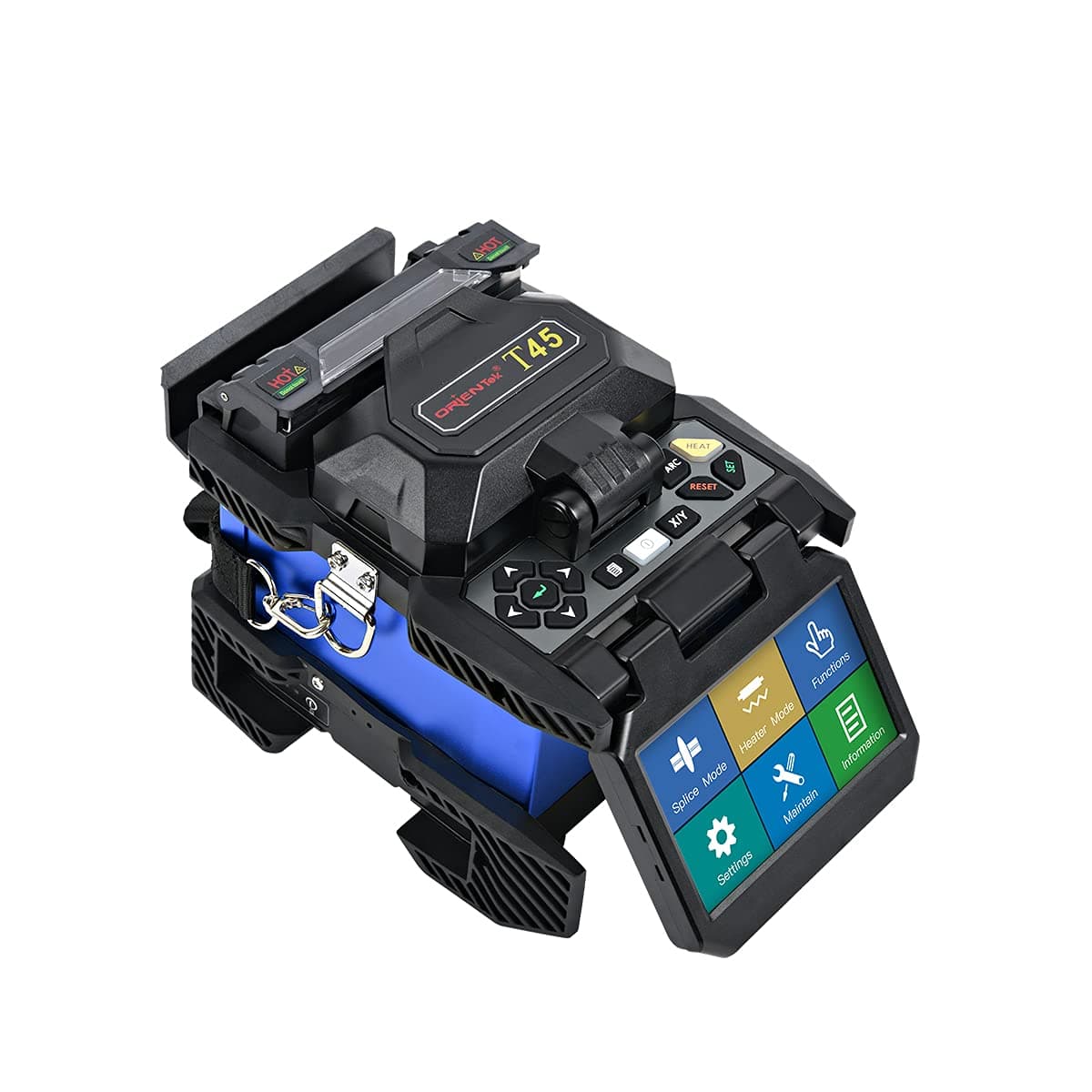 7S Splicing Core Alignment Fiber Optical Fusion Splicer Machine with Free Fiber Cleaner KCC-550