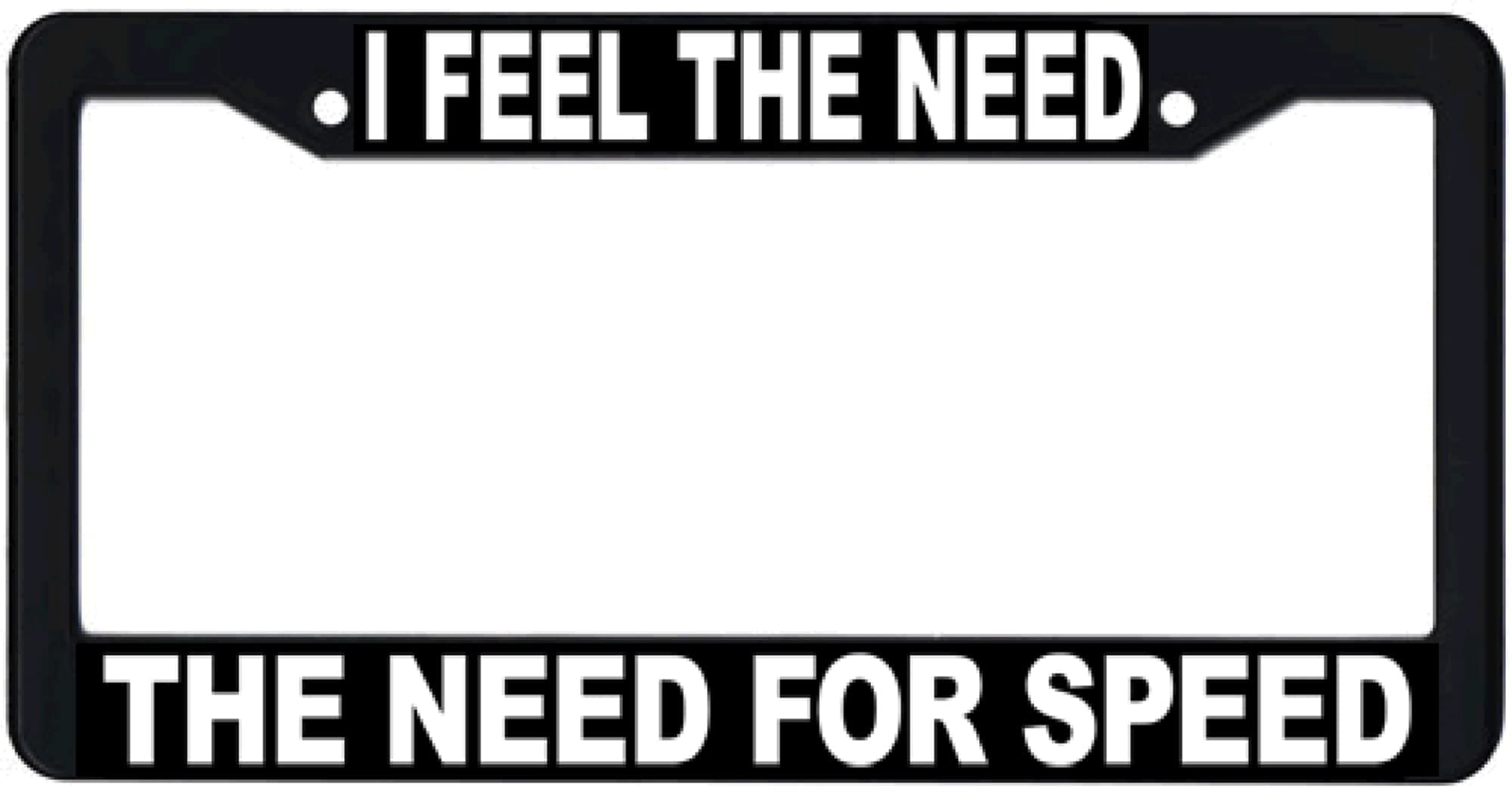 Need for Speed License Plate Frame - Wings Aviation