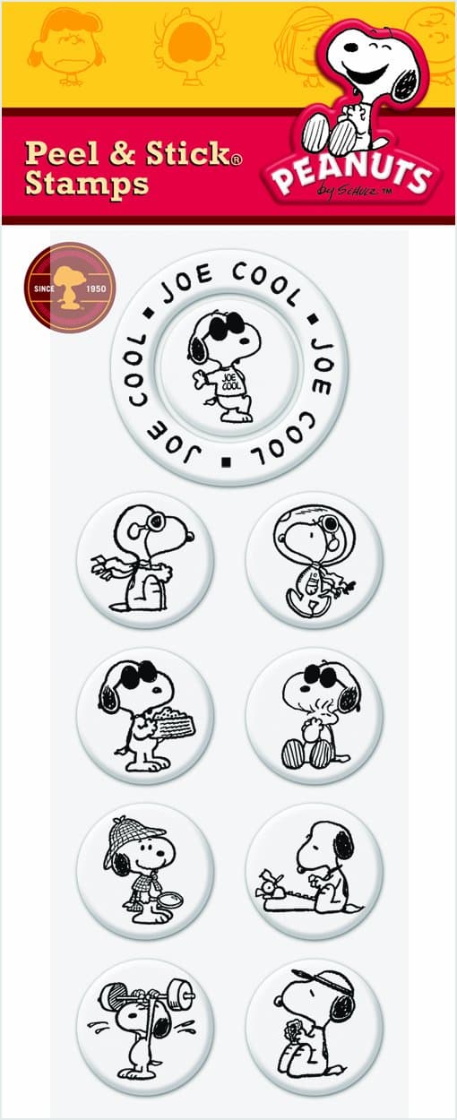 Peel & Stick Stamps, Peanuts Joe Cool