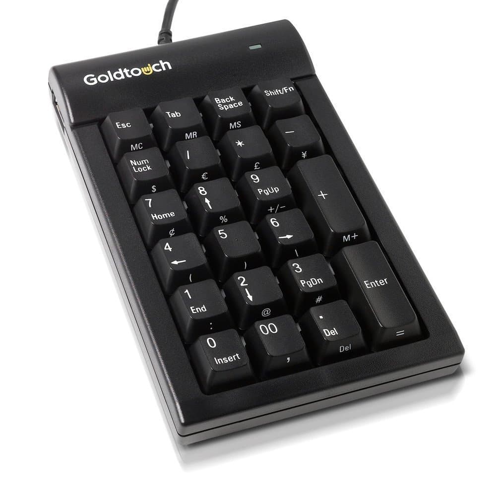 GoldtouchGTC0077 - Numeric Keypad - Black USB (1Year warranty)