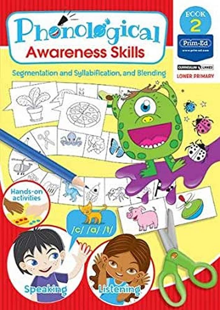 Phonological Awareness - Segmentation and Syllabification, and Blending: Book 2 (Phonological Awareness Skills)