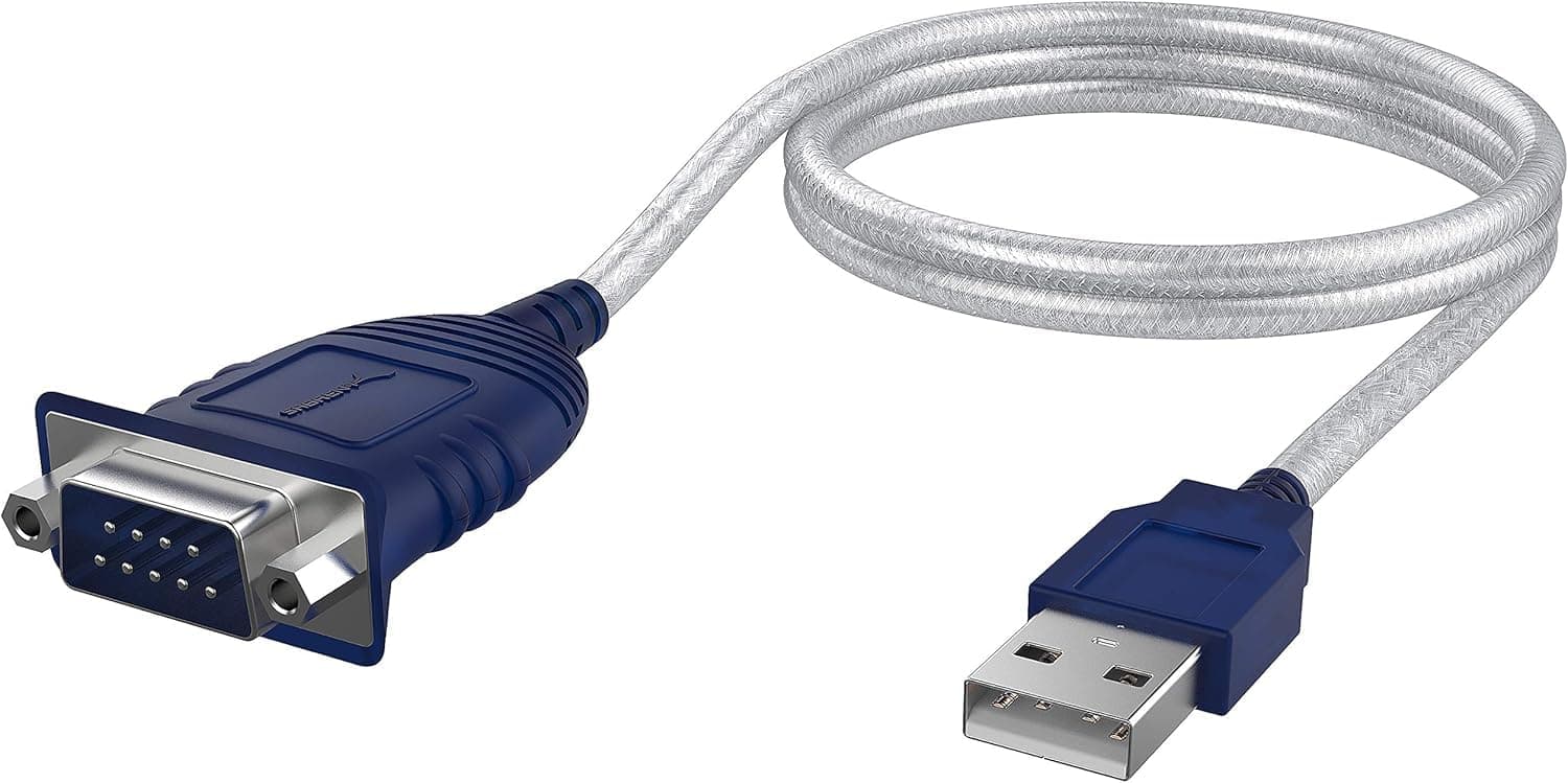 Sabrent USB 2.0 to Serial (9-Pin) DB-9 RS-232 Converter Cable, Prolific Chipset, - HEXNUTS - , [Windows 10/8.1/8/7/VISTA/XP, Mac OS X 10.6 and Above] 2.5 Feet (CB-DB9P)