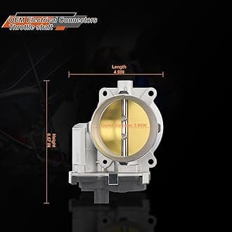 ISINSWIFT 12601387 Electric Throttle Body Fit for Chevy Silverado 1500 4.8l 5.3l 6.0l 6.2l 2009-2013,Fit for Chevy Tahoe 5.3l 2009-2014,Fit for Cadillac Escalade 6.2l 2009-2014