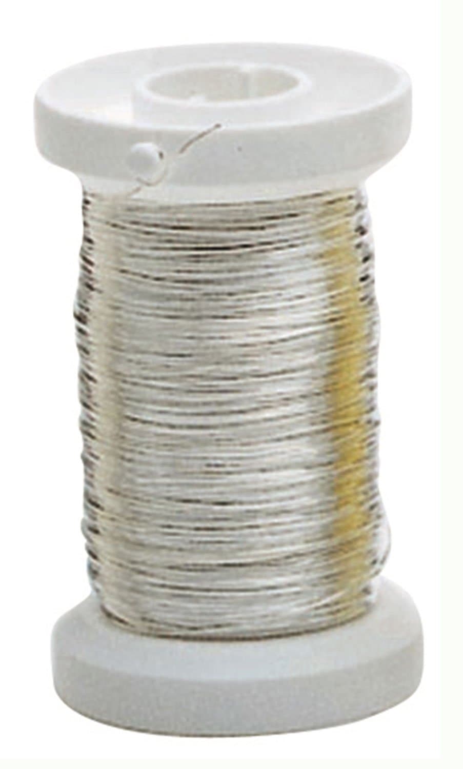 GlorexSilver Wire 0.4mm 40 Metres Plated Copper Core, 3 x 3 x 5 cm
