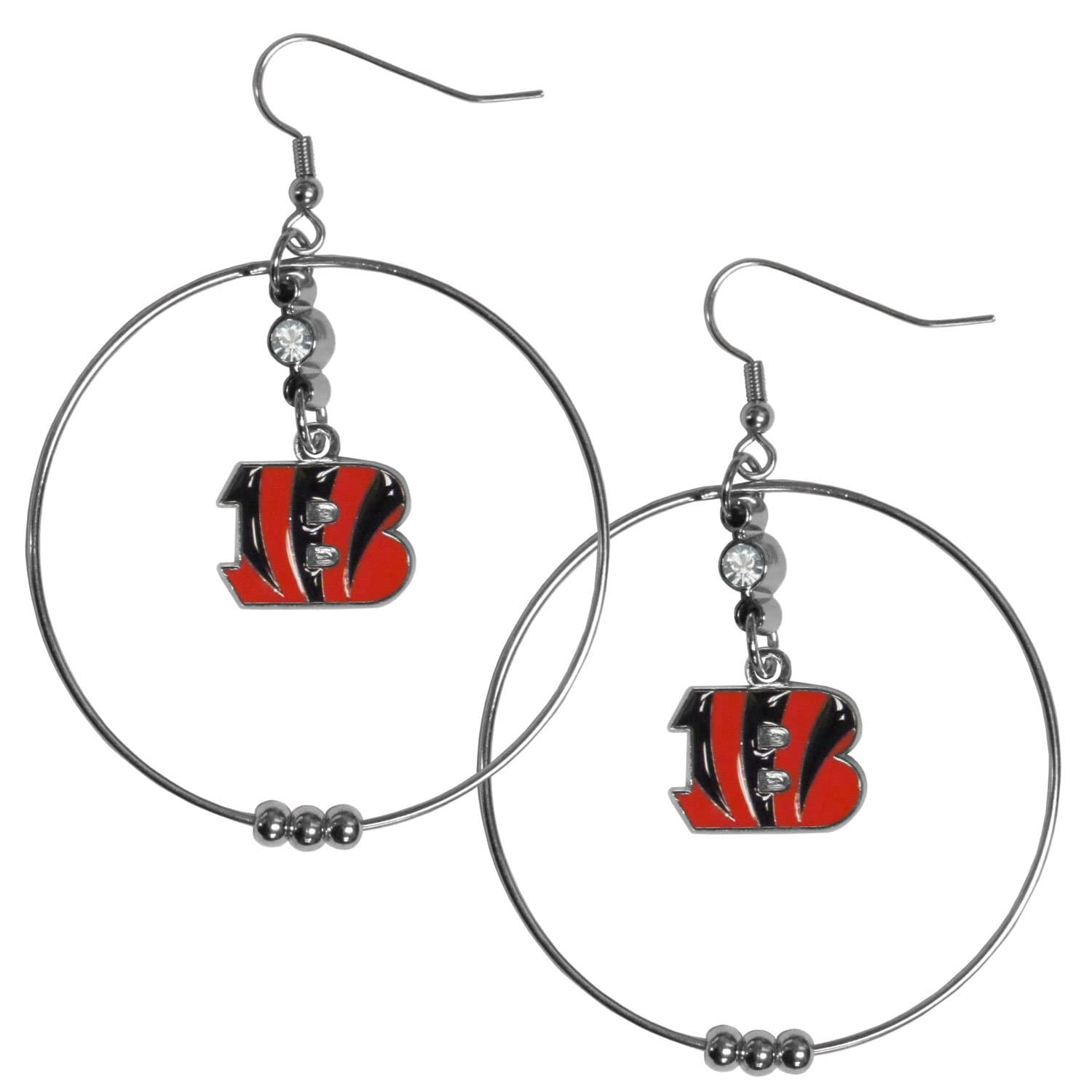 NFL 2-Inch Hoop Earrings