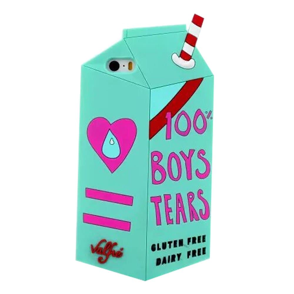 iPhone 6 Case | TOPBY Cute 3D Milk Drink Box Silicone Rubber Case | Protective Skin for iPhone 6 4.7'' (Blue)