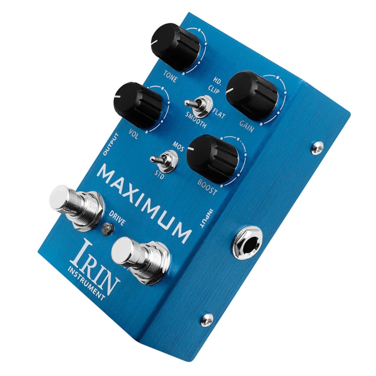 HEMOTON Electric Guitar Effector Sound Effect Board Delay Effect for Electric Guitar Stereo Delay Multi Effects Switcher Electric Guitar Model Guitar Effects Aluminum Alloy Blue