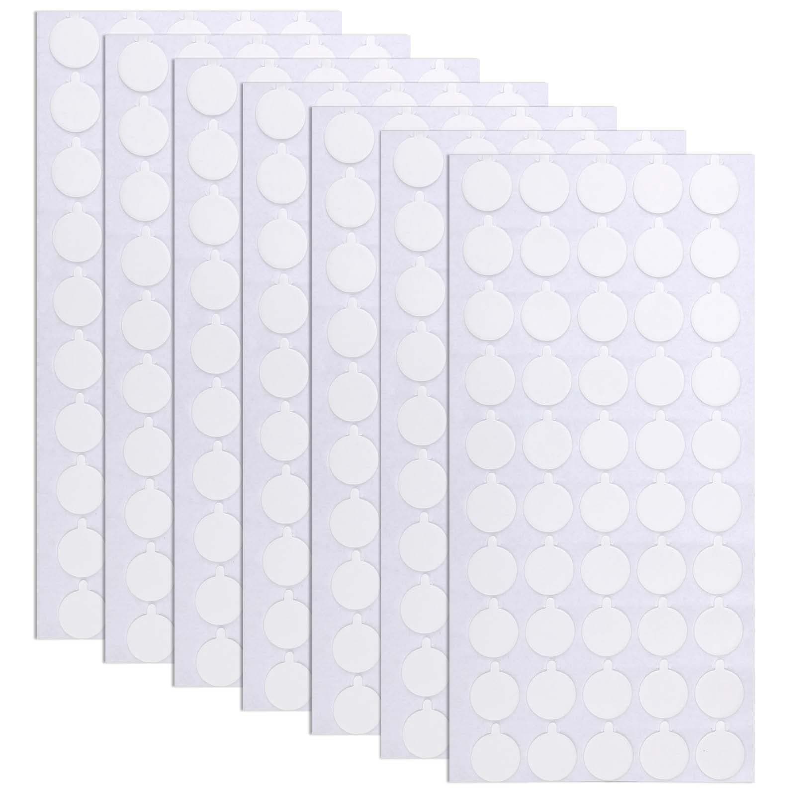 BUSOHA 350 PCS Double Sided Adhesive Dots, 20mm New Clear Removable Sticky Adhesive Putty,Round Sticky Tack Adhesive Poster Tacky Putty for Wall Hanging Festival Decoration