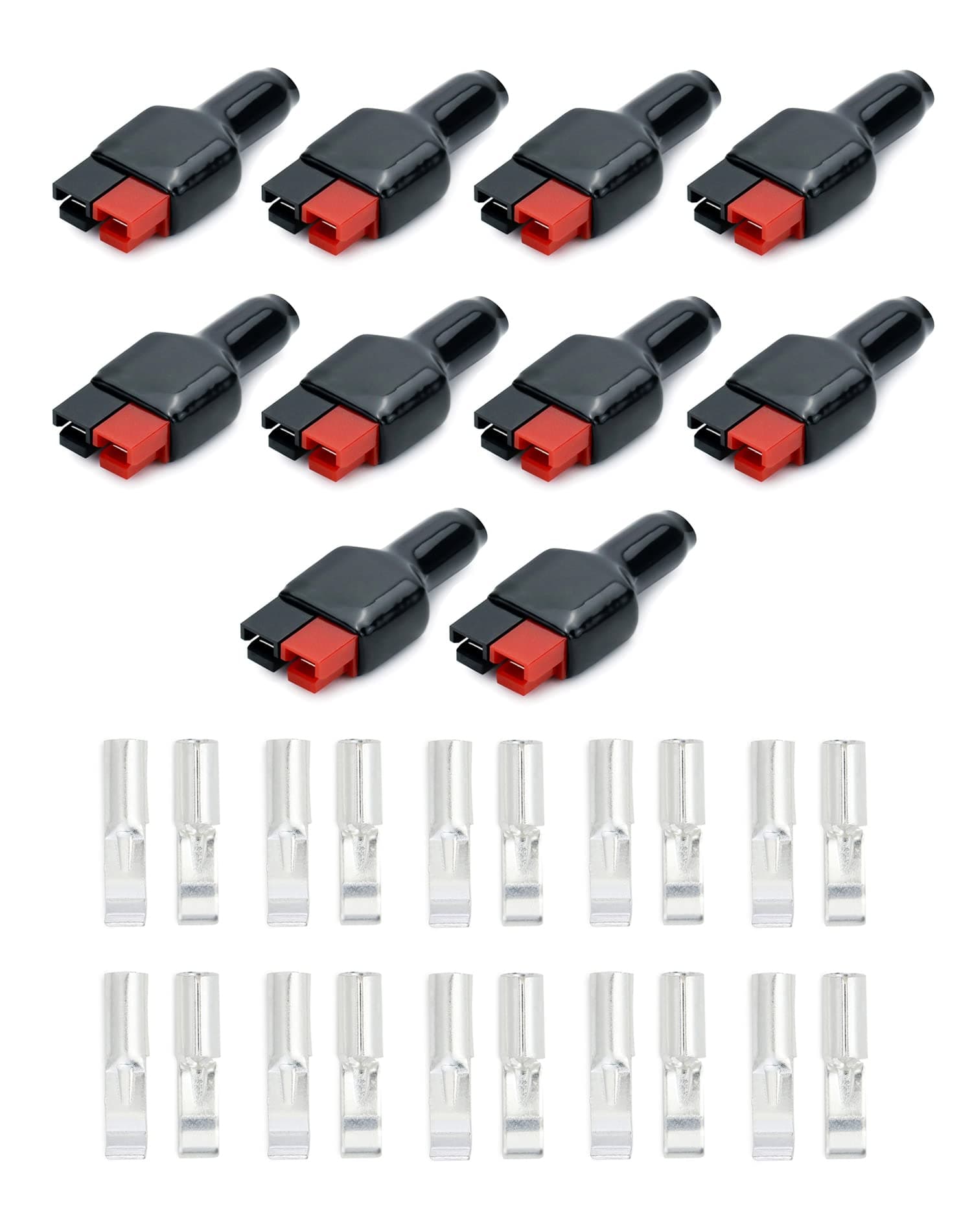 30A Battery Terminal Connector, Quick Connect Disconnect Modular Power Connector - 10 Pairs
