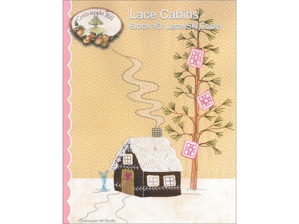 Crabapple Hill Lace Cabins #3 Ski Pattern
