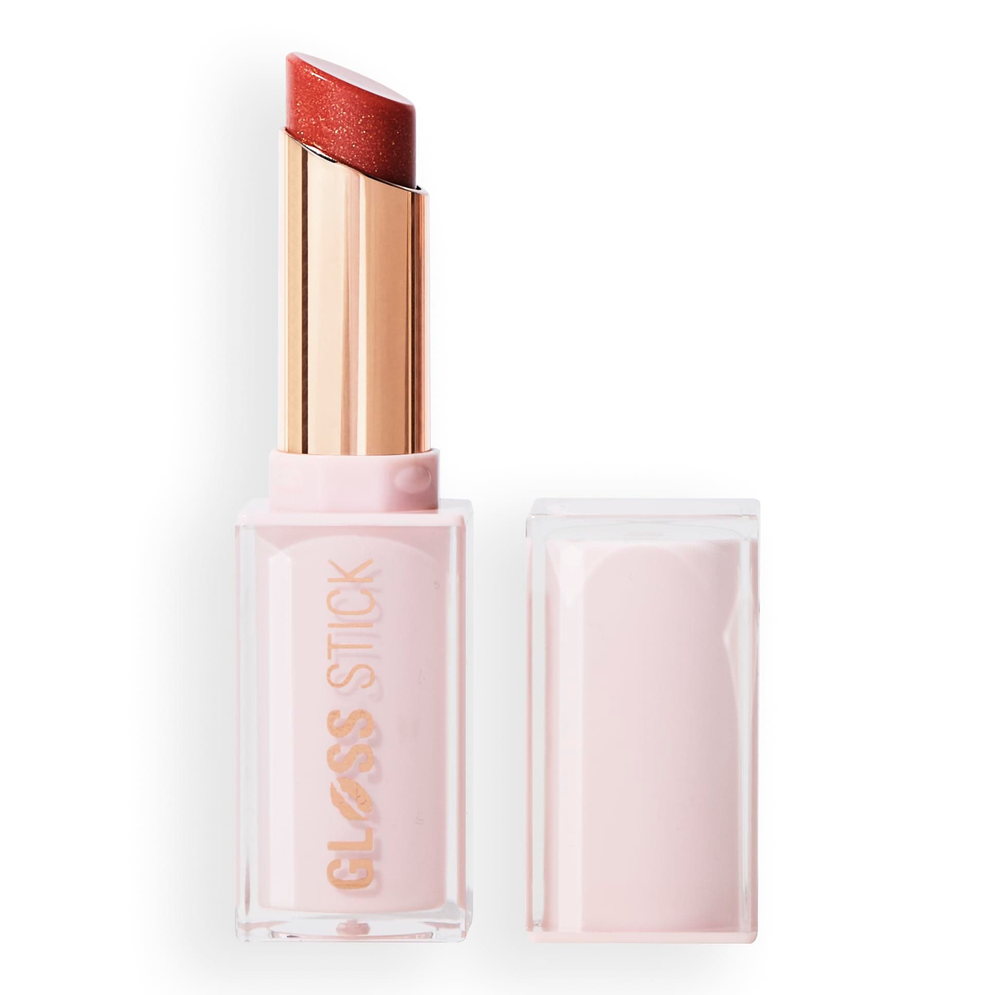 Revolution Pout Lip Gloss, High Coverage Lip Gloss with Hyaluronic Acid and Vitamin E, Vegan and Cruelty Free, 3 Gram, Shimmer Sugar Cookie Pink