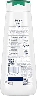 Dove Body Wash with Pump 4 Count Invigorate Aloe & Eucalyptus For 24hr Lotion-Soft Skin Moisturizing Skin Cleanser with No Sulfates No Parabens