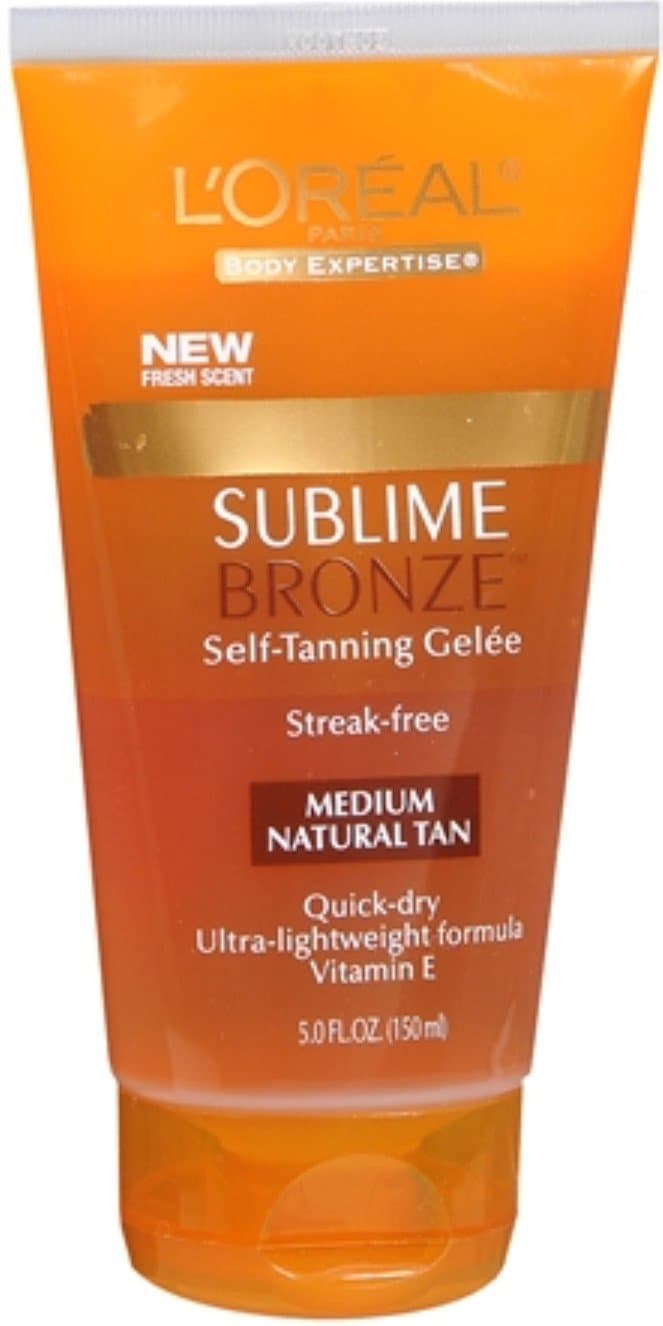 L'Oreal SUBLIME BRONZE Self-Tanning Gelee Medium-Natural 5 oz (Pack of 3)